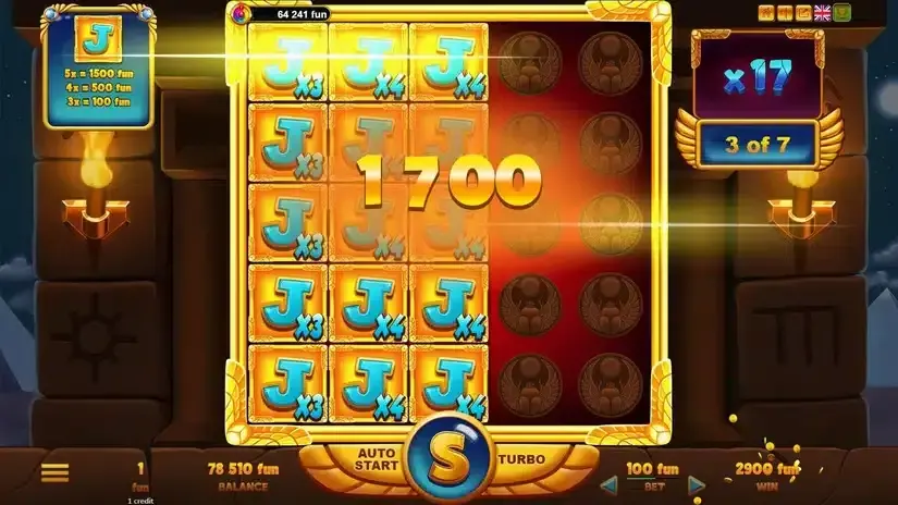 Cleo’s Book slot screenshot 