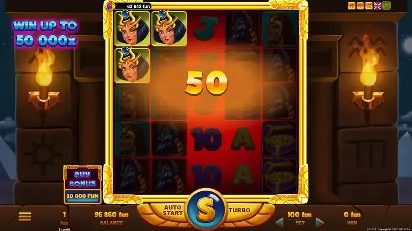 Cleo’s Book slot screenshot 2