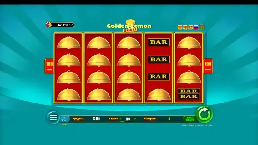 Golden Lemon Deluxe slot screenshot 4