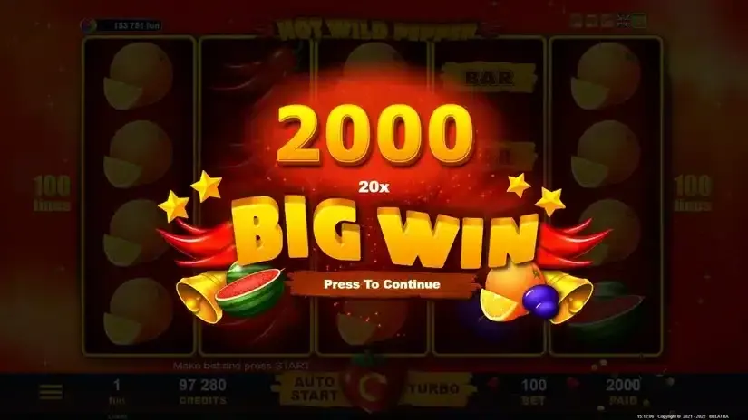 Hot Wild Pepper slot screenshot 