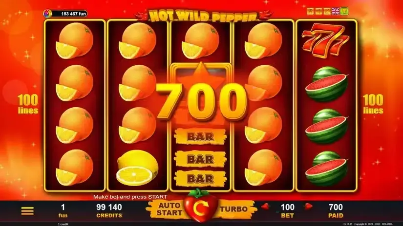 Hot Wild Pepper slot screenshot 2