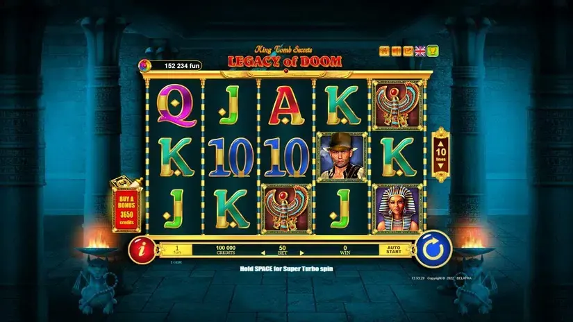 Legacy of Doom slot screenshot 