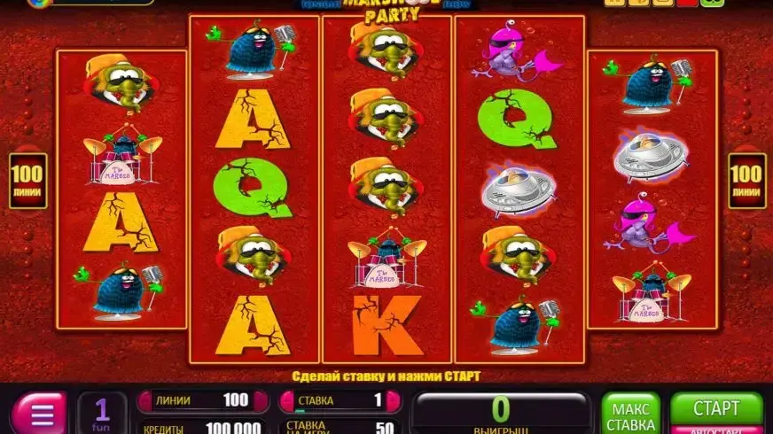 Marswood Party slot screenshot 1