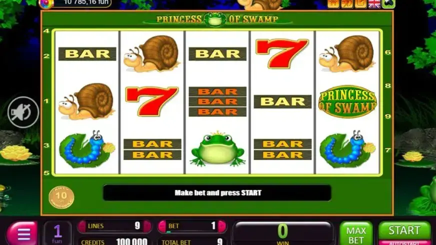 Princess of Swamp slot screenshot 1