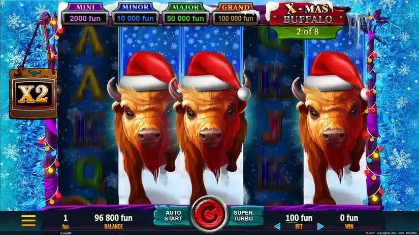 X-Mas Buffalo slot screenshot 9