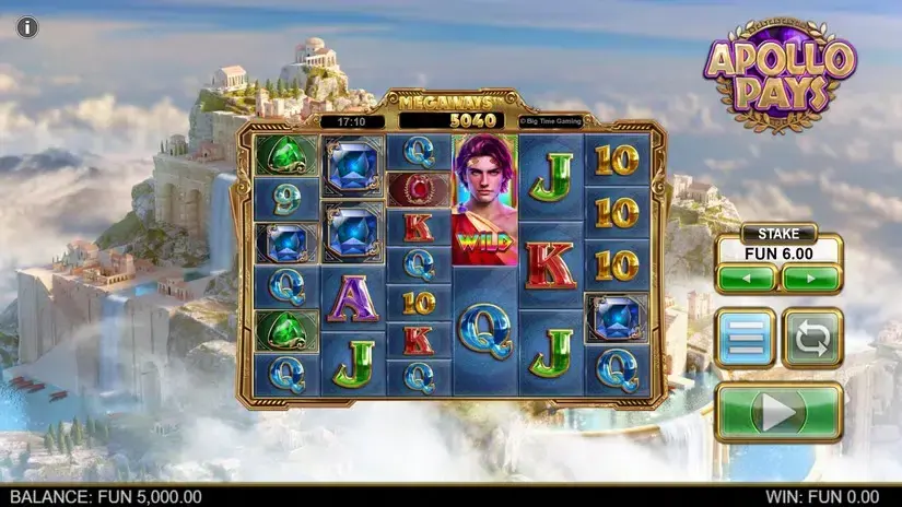 Apollo Pays Megaways slot screenshot 1