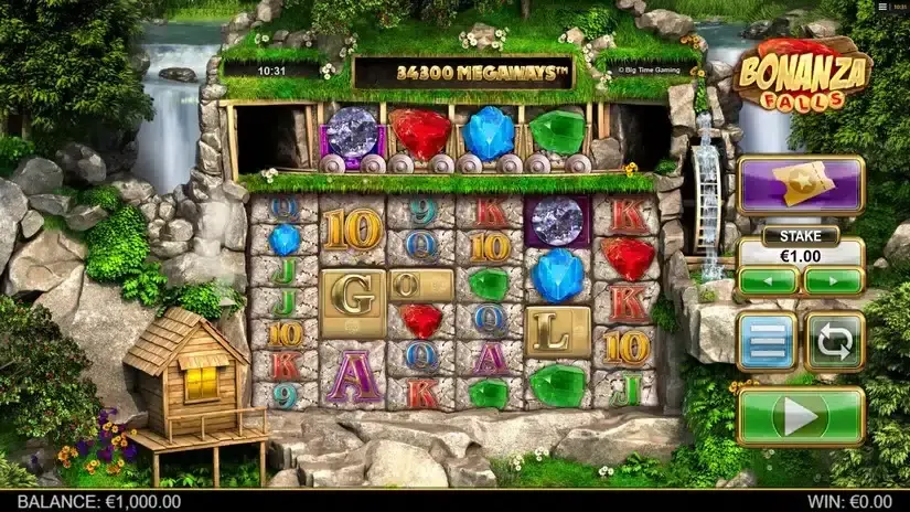 Bonanza Falls slot screenshot 1