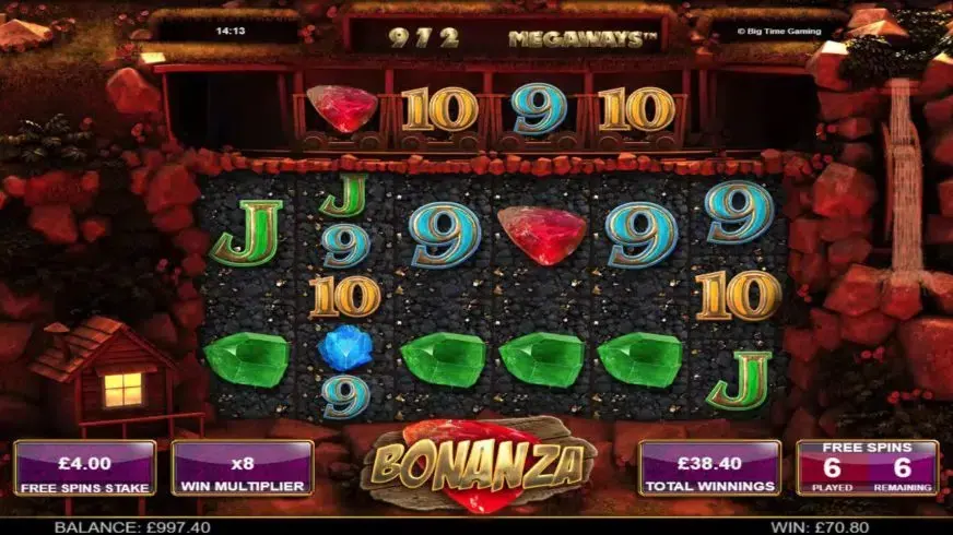 Bonanza slot screenshot 2