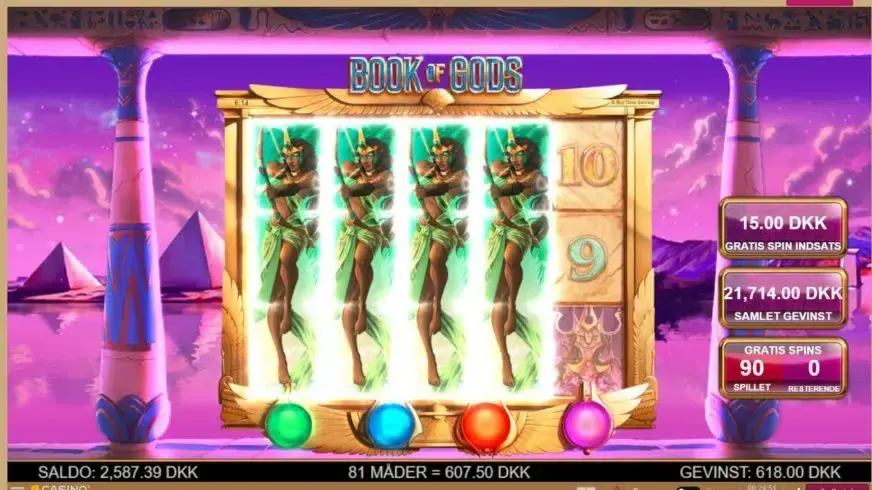 Book of Gods slot screenshot 4