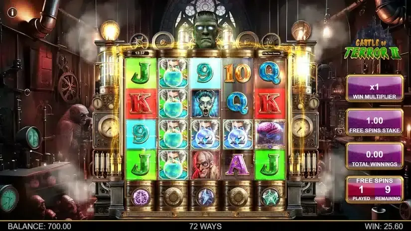 Castle of Terror 2 slot screenshot 5
