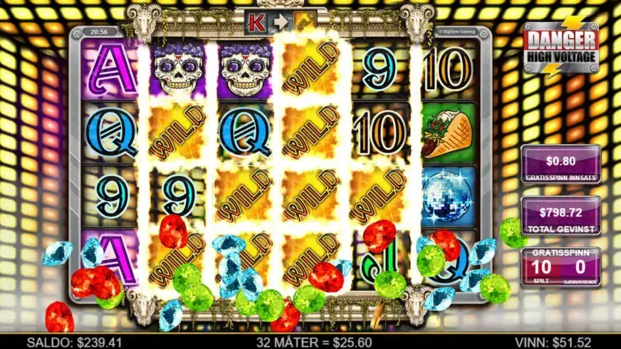 Danger High Voltage slot screenshot 1