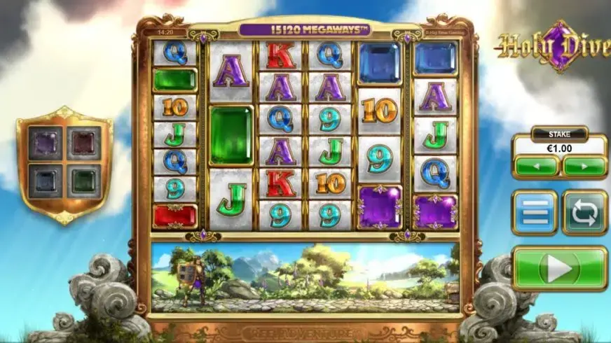 Holy Diver slot screenshot 1