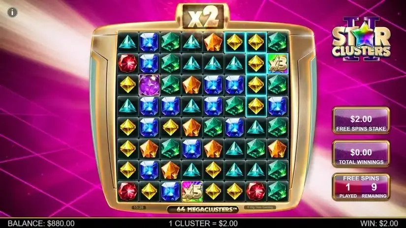 Star Clusters 2 slot screenshot 3