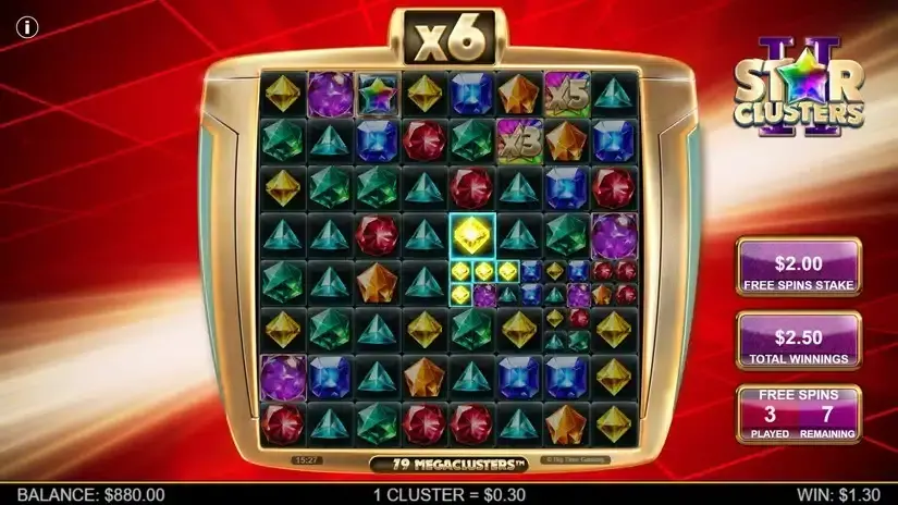 Star Clusters 2 slot screenshot 4