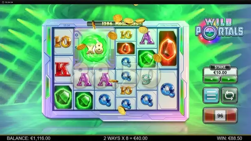 Wild Portals Megaways slot screenshot 4