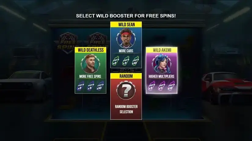 Adrenaline Rush Super Boost slot screenshot 3