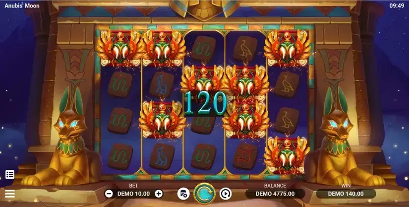 Anubis Moon slot screenshot 4