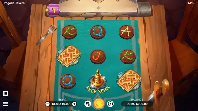 Dragon’s Tavern slot screenshot 