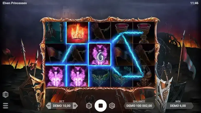 Elven Princesses slot screenshot 2