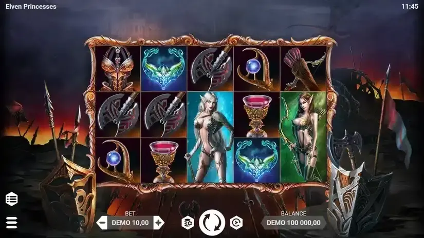 Elven Princesses slot screenshot 1