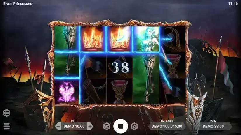 Elven Princesses slot screenshot 4