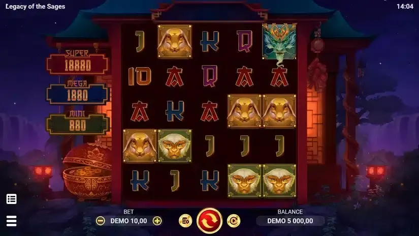 Legacy of the Sages slot screenshot 1