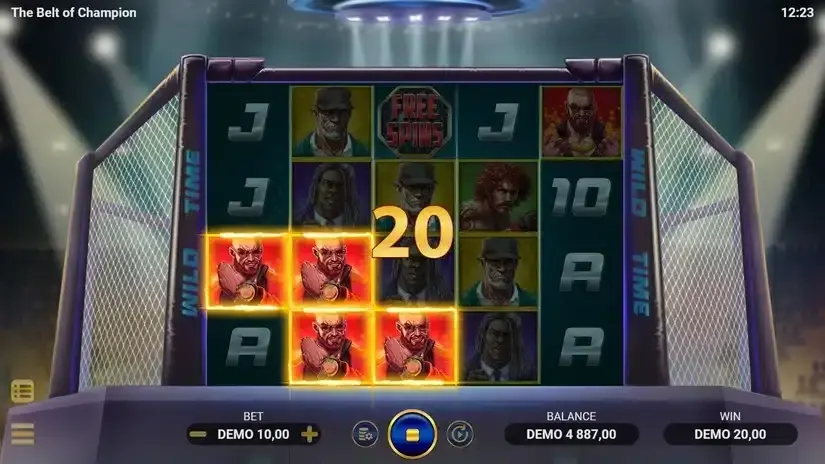 The Belt of Champion slot screenshot 4