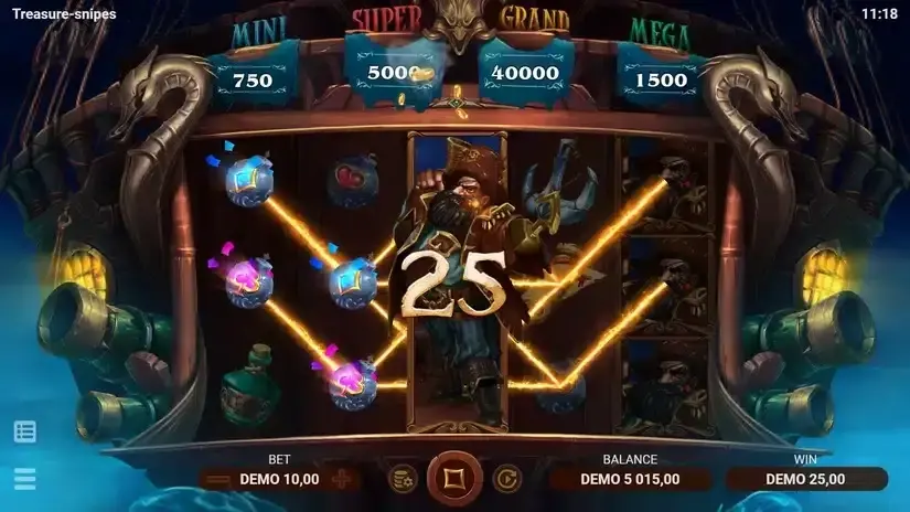 Treasure-snipes slot screenshot 3