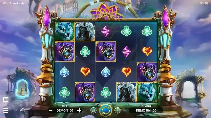 Wild Overlords slot screenshot 