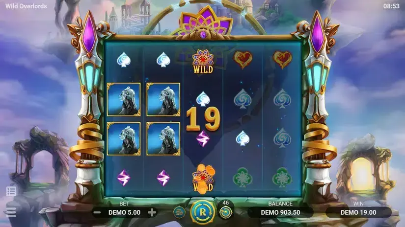 Wild Overlords slot screenshot 