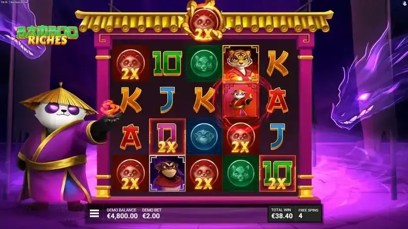 Bamboo Riches slot screenshot 4
