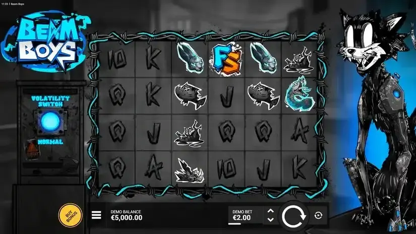 Beam Boys slot screenshot 