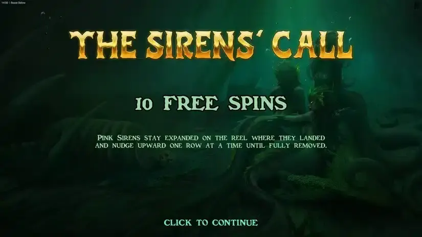 Beast Below slot screenshot 3