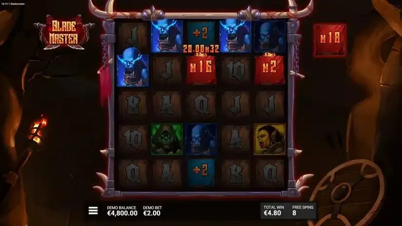 Blade Master slot screenshot 