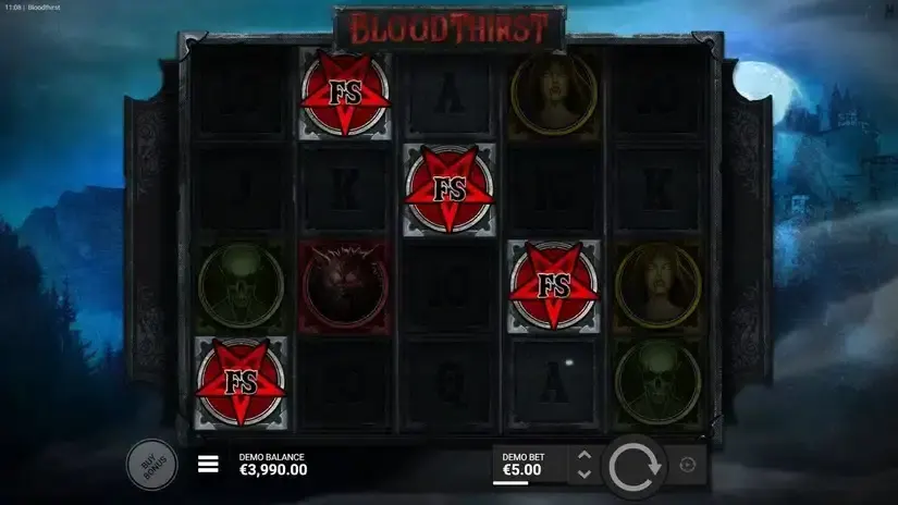 Bloodthirst slot screenshot 2
