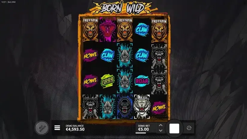 Born Wild slot screenshot 3