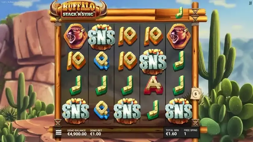 Buffalo Stack ‘n’ Sync slot screenshot 6