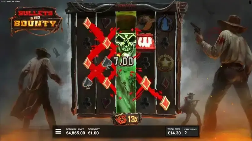 Bullets and Bounty slot screenshot 