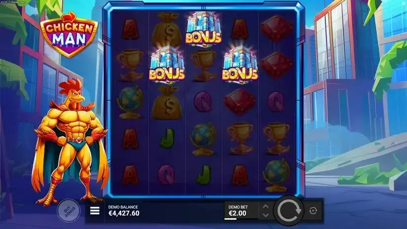 Chicken Man slot screenshot 5