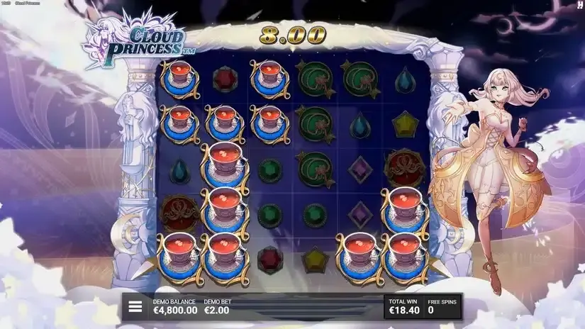 Cloud Princess slot screenshot 