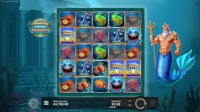 Commander of Tridents slot screenshot 2