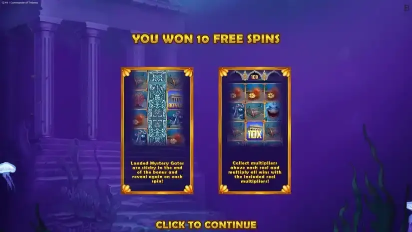 Commander of Tridents slot screenshot 3