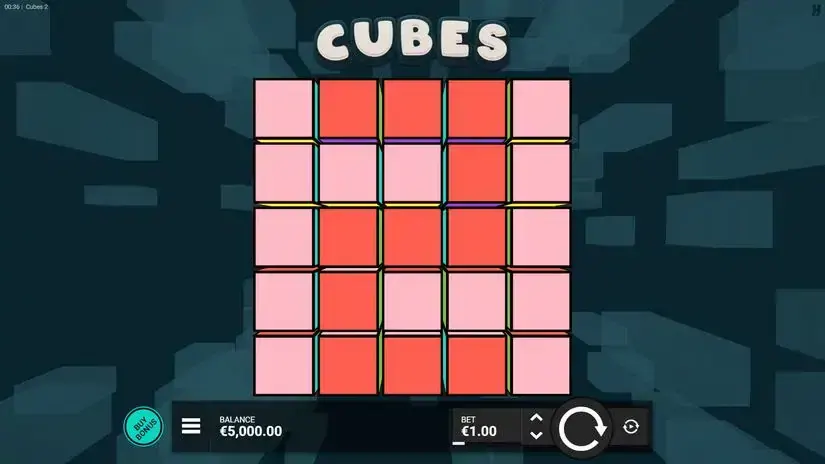 Cubes 2 slot screenshot 2