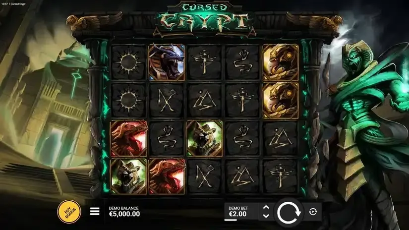 Cursed Crypt slot screenshot 
