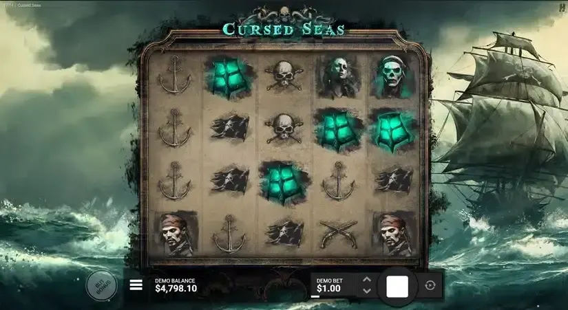 Cursed Seas slot screenshot 3