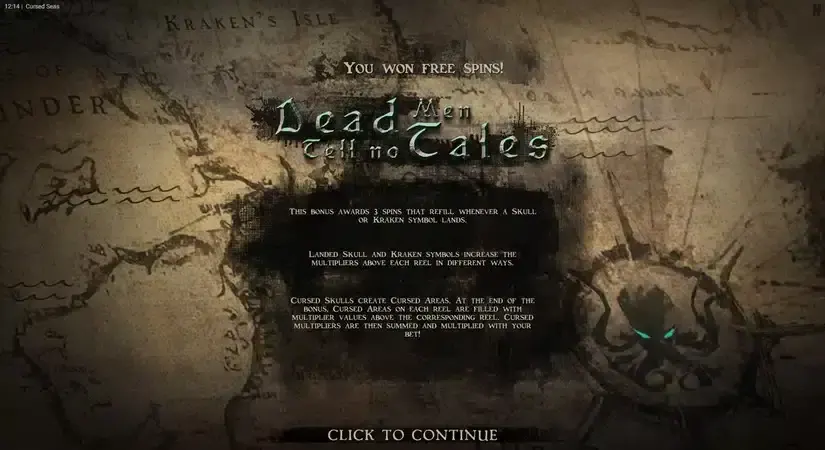 Cursed Seas slot screenshot 4