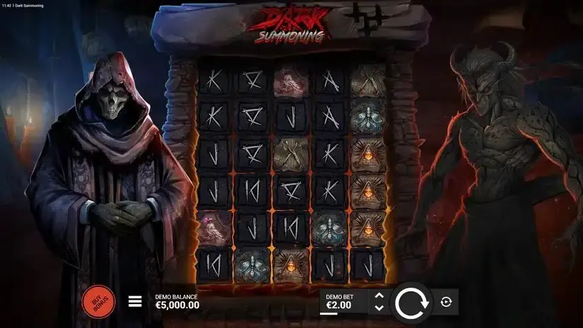 Dark Summoning slot screenshot 