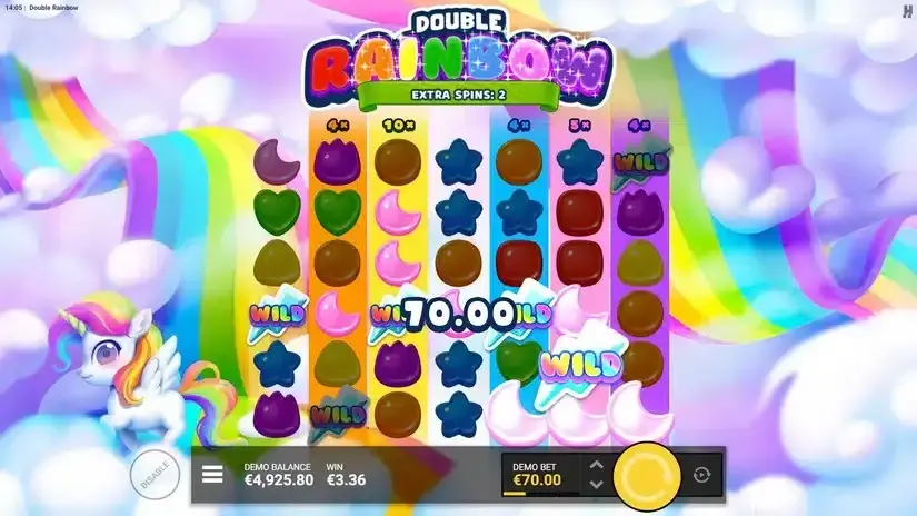 Double Rainbow slot screenshot 5