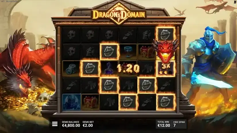 Dragon’s Domain slot screenshot 5