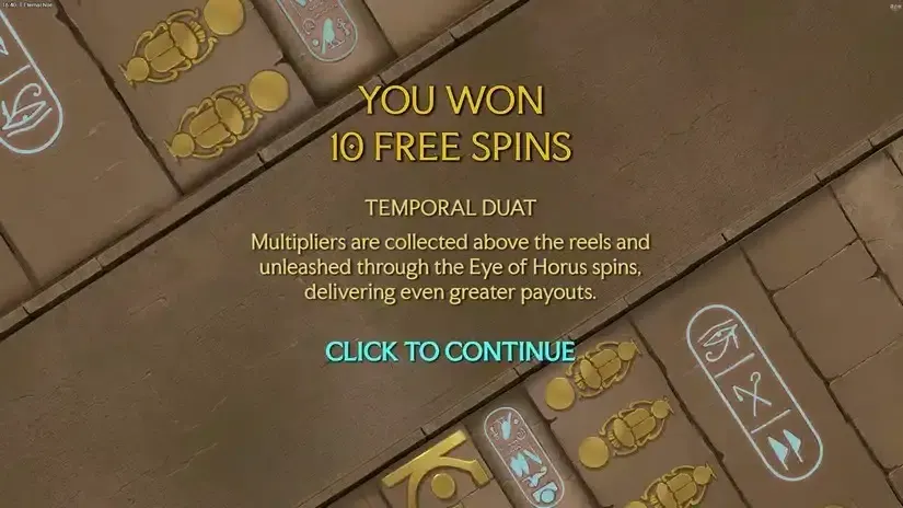 Eternal Nile slot screenshot 5